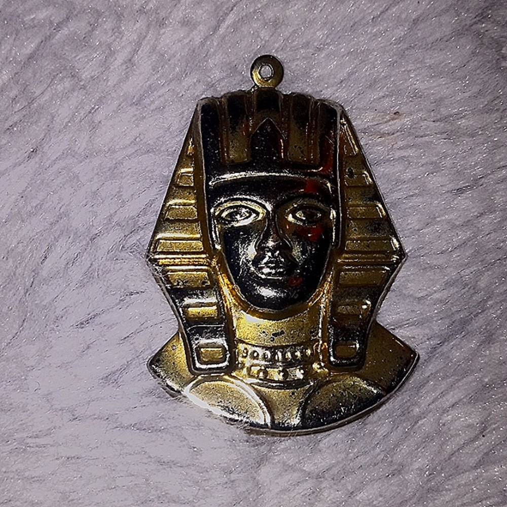 Vintage King Tut Brass Egyptian Pharaoh